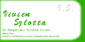 vivien szlotta business card